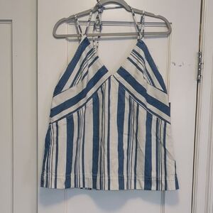 NWT Universal Thread Blue and White Striped Camisole